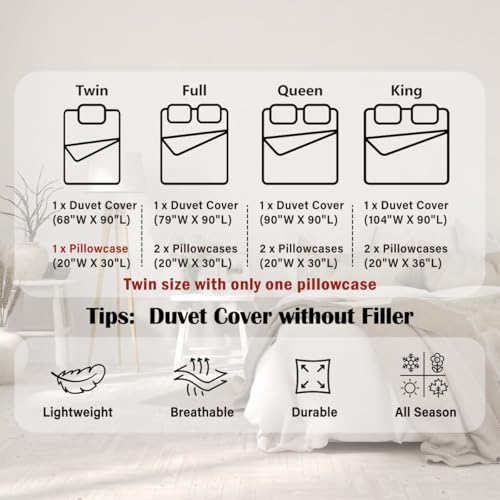Fall Pumpkin Harvest Duvet Cover Set, Rustic Farmhouse Queen Bedding