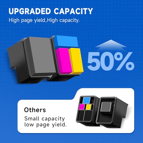 High Yield Ink Cartridge Black and Tri-Color Combo Pack 2-Pack