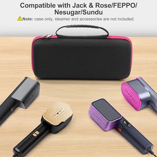 Portable Travel Steamer Carrying Case - Hard Shell Organizer for Garment Iron
