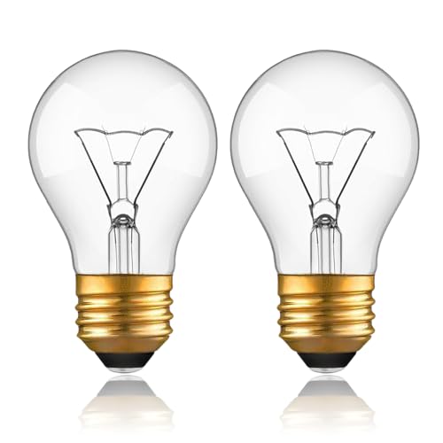 High-Temperature Appliance Light Bulb 40W E26 Base - 2 Pack