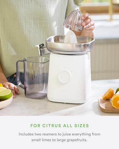 Citrus Juicer Attachment with Stainless Steel Strainer and 2 Reamers