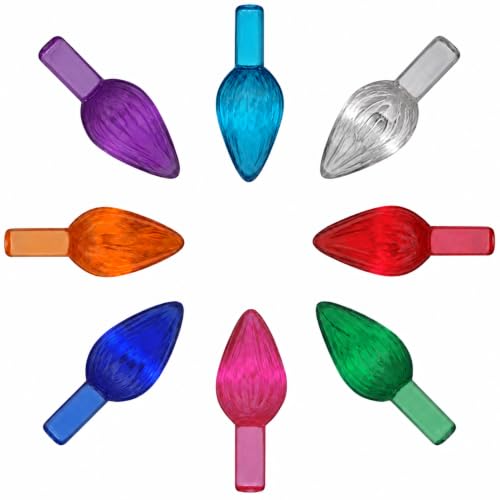 Creative Hobbies Multicolor Ceramic Christmas Tree Replacement Lights - Medium Twist, 144 Pack