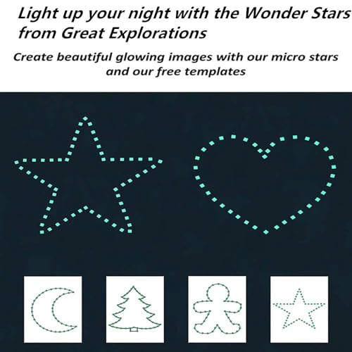 452-Piece Glow in the Dark Star Wall Stickers for Ceiling and Bedroom Decor