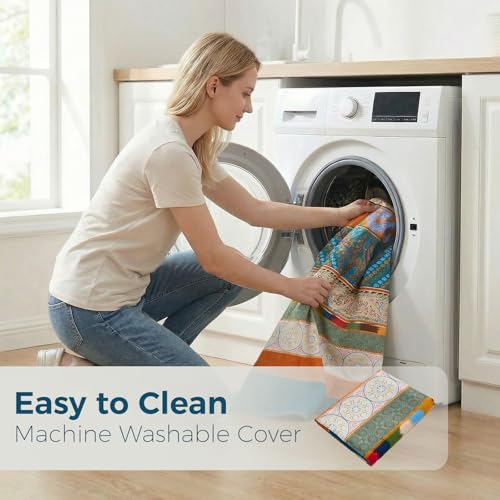 2.5-Inch Foldable Japanese Floor Mattress with Washable Cover