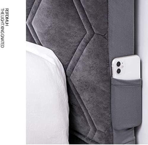 Velvet Bed Headboard Cover - Soft Dustproof Protector for Twin to King Size