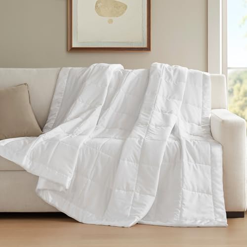 Madison Park Windom Down Alternative Queen Bed Blanket with Satin Trim