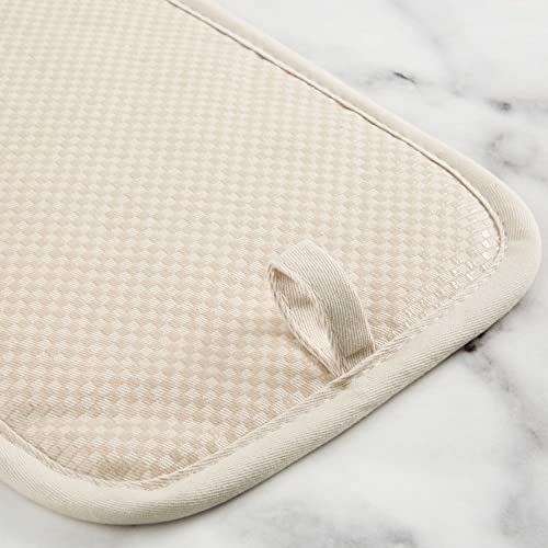 Gingham Pot Holder Set - 2-Pack Heat-Resistant Cotton, 7" x 10"