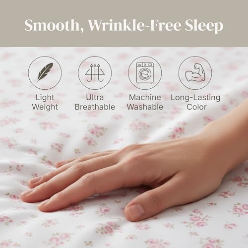 Modern Threads Silky Soft Microfiber Bed Sheet Set, Deep Pocket - Full, Ivory