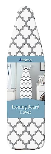 Whitmor Deluxe Ironing Board Cover with 6mm Fiber Pad for 15 x 54 Inch Boards