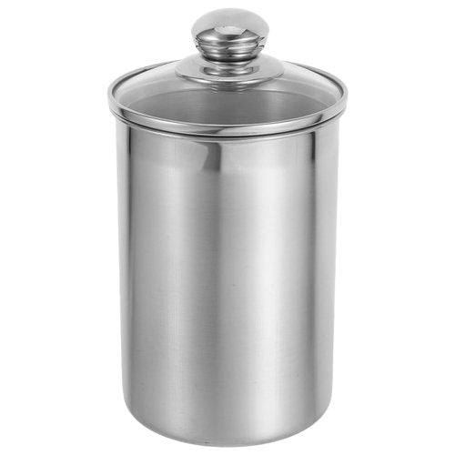 DOITOOL Stainless Steel Canister 59 Oz Coffee Beans Storage Tank, Tea And Grains Storage Container Sealed Cans Metal Canister with Lid for Home Kitchen Organization