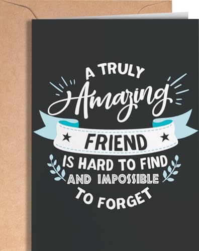 Friend Greeting Card — 5x7" Card for Any Occasion | Original & Cheeky Variation: Friend
