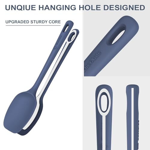 5-Piece Heat-Resistant Silicone Spatula Set for Nonstick Cookware
