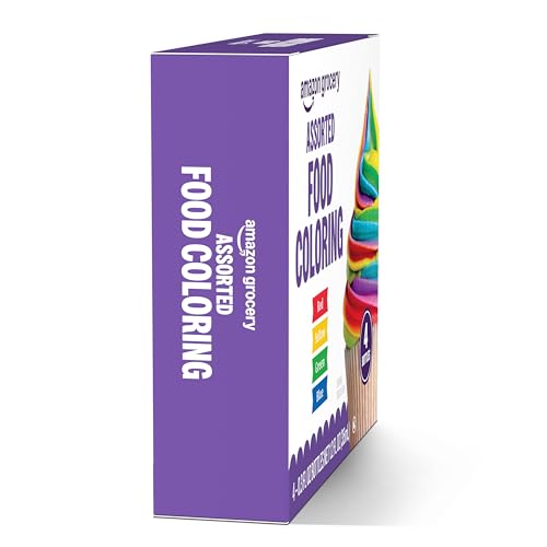 Assorted Food Coloring Set - Red, Yellow, Green, Blue - 1.2 Fl Oz