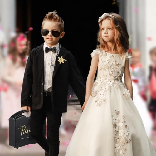 YOTNUS Spy & Security Wedding Set for Ring Bearer - Set 1 with Ring Box & Accessories