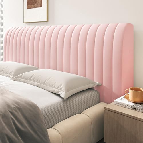 Velvet Headboard Cover Slipcover - Quilted Dustproof Protector