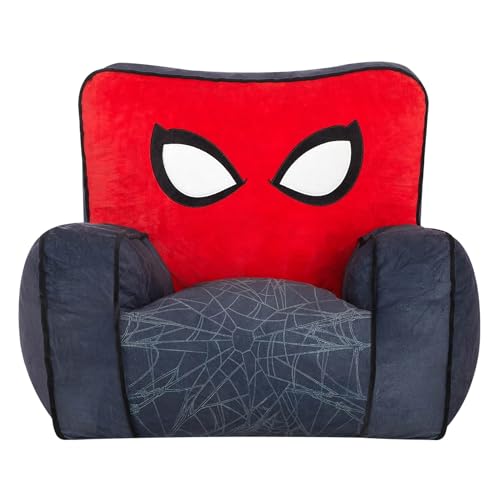 Kids Plush Foam Bean Bag Chair - Character Lounge Seat for Playroom