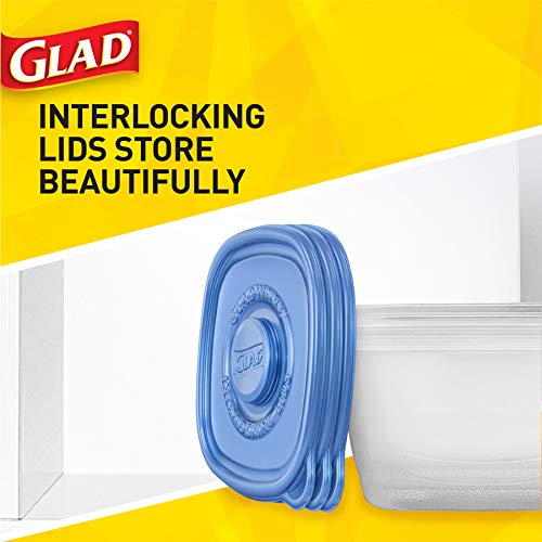 Glad Food Storage Containers - Food Container Variety Pack - 20 Containers - 40 Piece Set
