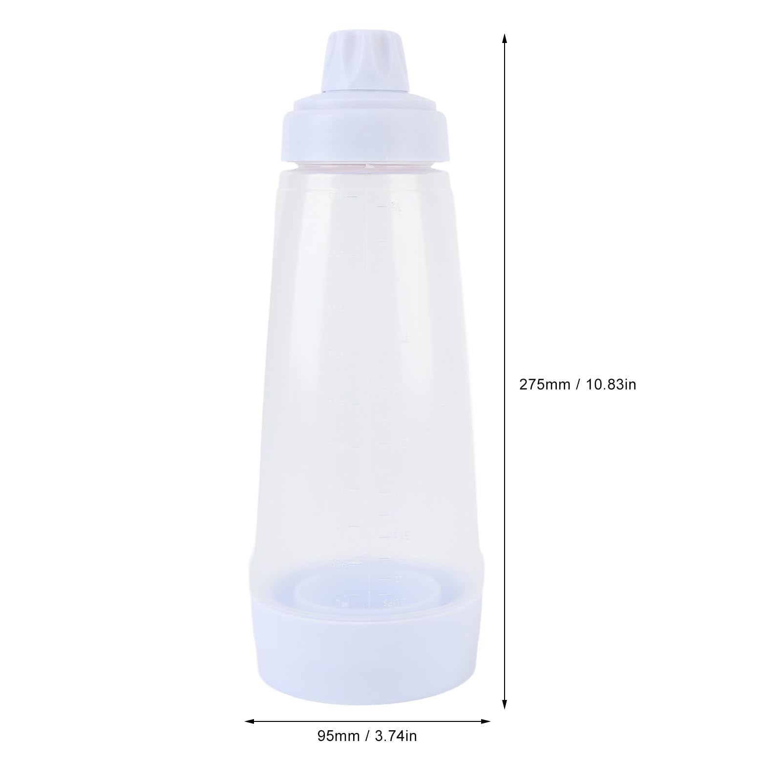 Effortless Pancake Batter Dispenser | 1000ML Squeeze Shaker with Mixing Ball & Wire Whisk | No Lump, Non Stick | Ideal for Crepes, Waffles & Baking