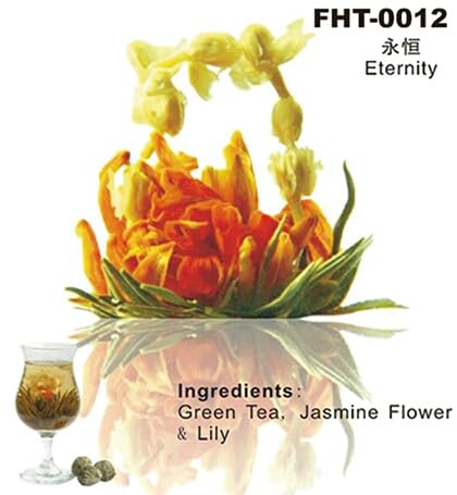 10 Blooming Flower Tea - 5 Jasmine and 5 Green