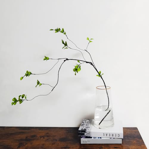 47-Inch Artificial Ficus and Eucalyptus Stems - 4 Pack Faux Greenery