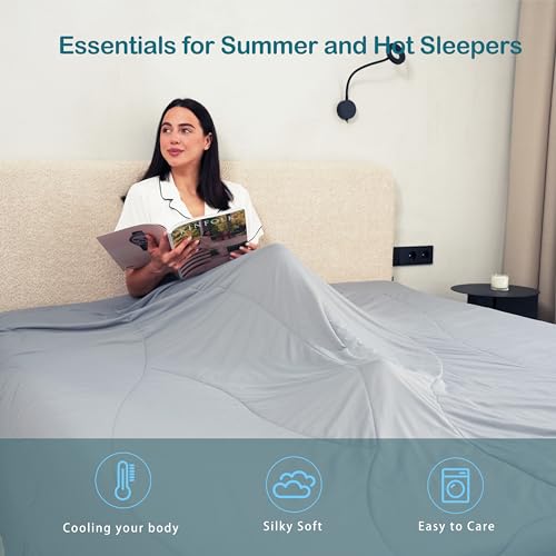 Cooling Comforter King Size with Arc-Chill Technology | Soft & Breathable Blanket for Hot Sleepers