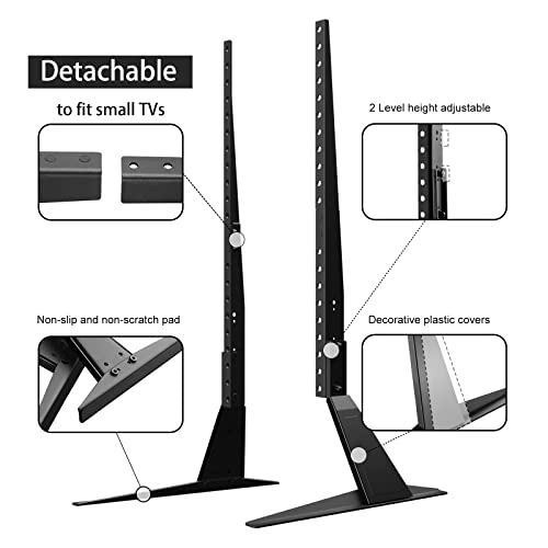 Universal Metal TV Stand Legs for 20-65 Inch Flat & Curved Screens