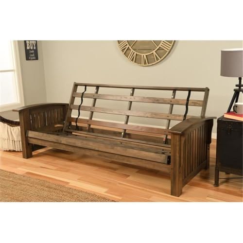 Queen Size Solid Hardwood Futon Frame and Mattress Set