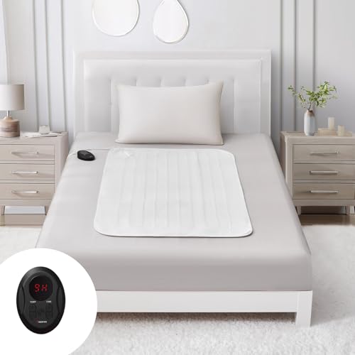 Electric Heated Mattress Pad Mini Twin, 31" x 55", 9 Heat Settings