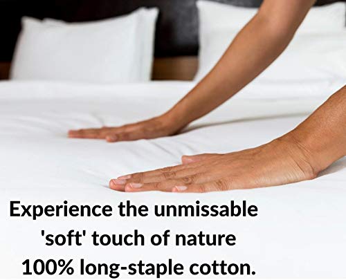 Egyptian Cotton Duvet Cover, Soft & Breathable, King/Cal King