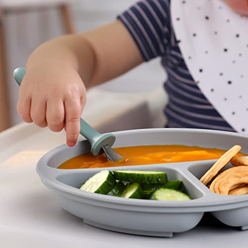 Toddler Utensils 6-Piece Kids Silverware Set with Silicone Handle