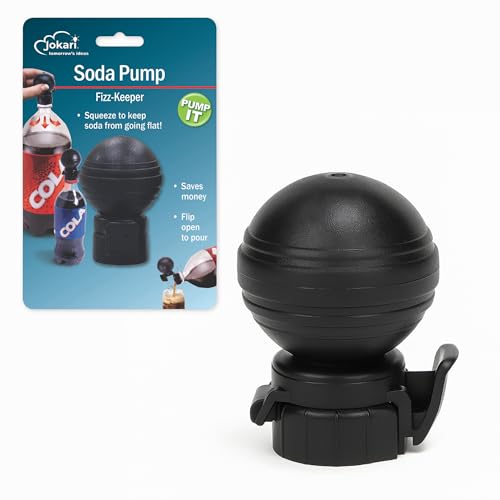 Soda Bottle Pump and Pour Cap - Reusable Carbonation Preserver for 2L Bottles