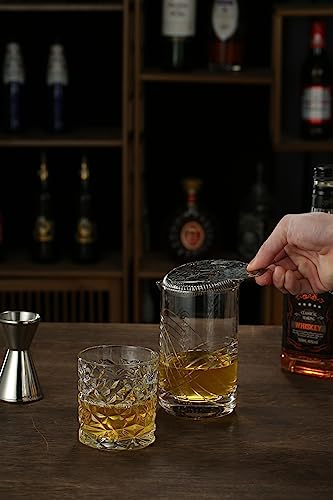Stainless Steel Skull Cocktail Strainer with Short Handle - Bar & Bartending Tool (Cocktail Geek)