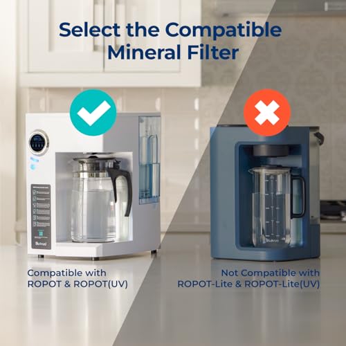 Alkaline Remineralization Water Filter Replacement 2-Pack (1-Year Set)