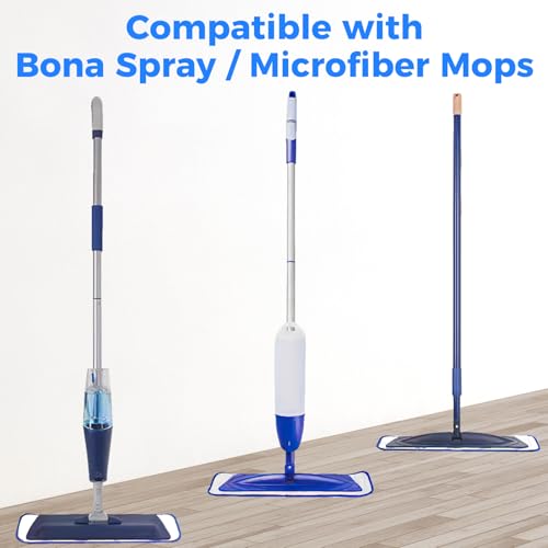 18-Inch Microfiber Mop Refill Pads - Washable Reusable Floor Pads (4-Pack)