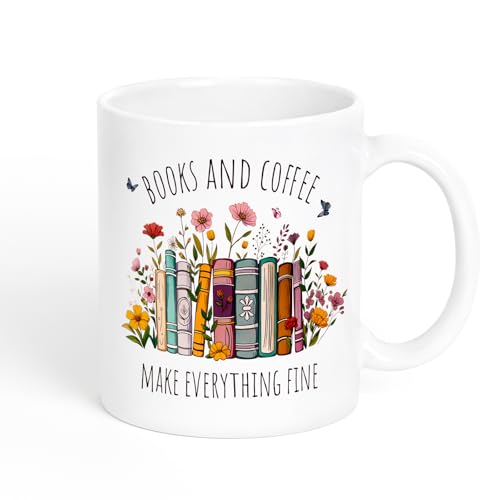 Silkwishes Book Coffee Mug for Book Lovers - Bookworm Gift, 11oz - Book Club & Reading Gifts - Variation 3