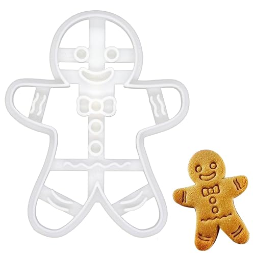 Happy Gingerbread Man Cookie Cutter 7.9cm Baking & Fondant Tool
