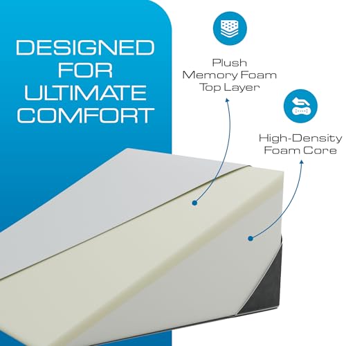 Kölbs Bed Wedge Pillow 7.5 Inch Acid Reflux & Back Pain Relief