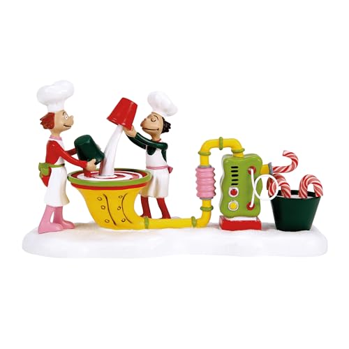 Who-Ville Candy Crew Christmas Village Figurine - Hand-Painted Resin, 3.5 Inch