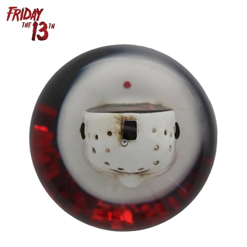Friday the 13th Jason's Mask 3-Inch Mini Snow Globe with Red Glitter