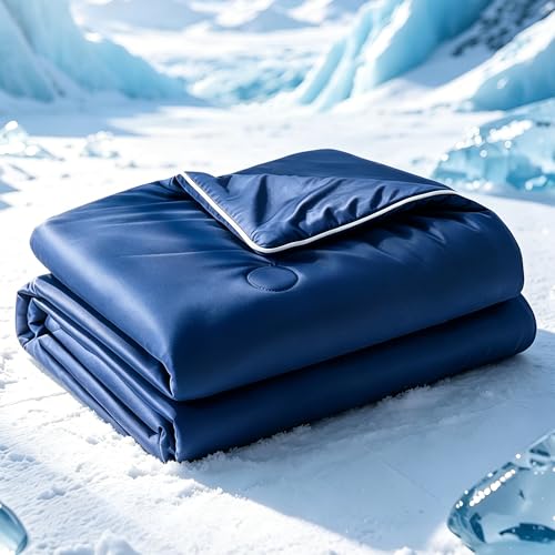 Cooling Blanket Full/Queen - Ice Silk Comforter for Hot Sleepers