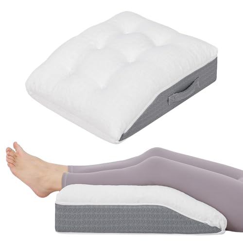 Memory Foam Leg Elevation Pillow for Pain Relief and Circulation