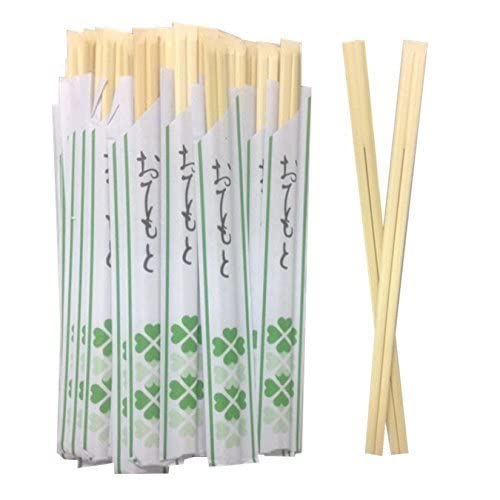 Disposable Wooden Chopsticks 40-Pack, Individually Wrapped 8-Inch Utensils