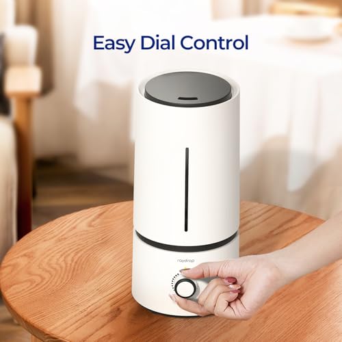 1.7L Cool Mist Humidifier for Bedroom Nightstand with Auto Shutoff