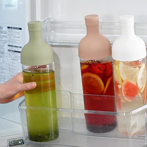 Cold Brew Tea Wine Bottle 750ml Smoky Green Glass