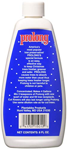 Christmas Tree Preservative Solution - Keeps Real Cut Trees Fresh
