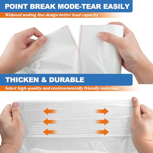 4 Gallon Small Trash Bags - 105 Count Unscented Wastebasket Liners