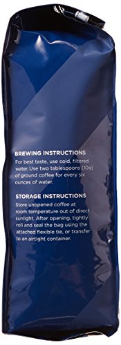 Organic Fair Trade Peru Ground Coffee Medium Roast 12 Ounce