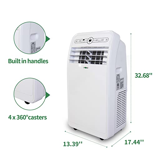 12000 BTU Portable Air Conditioner and Heater Combo with Dehumidifier