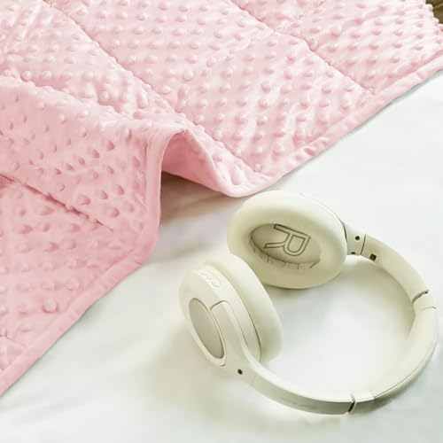Reversible Velvet Weighted Blanket for All Seasons, 5 lbs, 36" x 48"