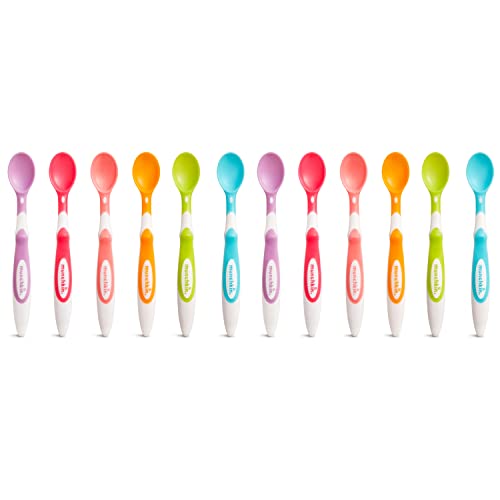 Soft Tip Baby Spoons for Feeding Solids, BPA Free, 12 Pack